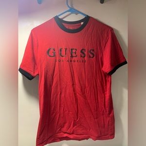 Guess red t shirt
